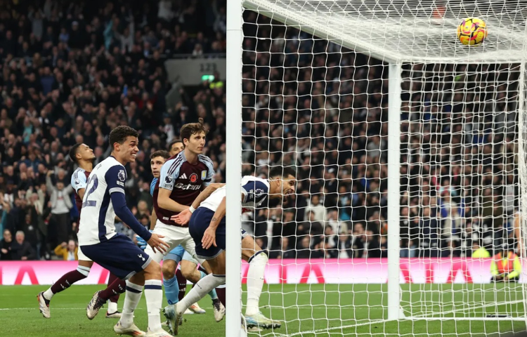 Hasil Spurs vs Aston Villa 4-1, Liga Inggris 2024/25. (Foto: Premier League)