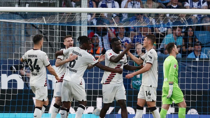 Bayern Leverkusen vs Bochum 5-0. (REUTERS/Leon Kuegeler)