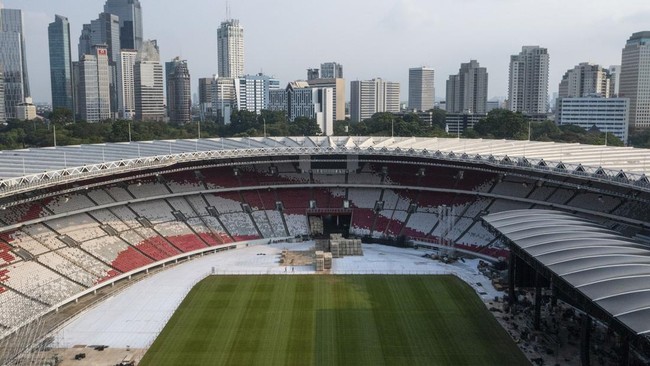 Stadion Gelora Bung Karno. Foto: (ANTARA FOTO/M RISYAL HIDAYAT)