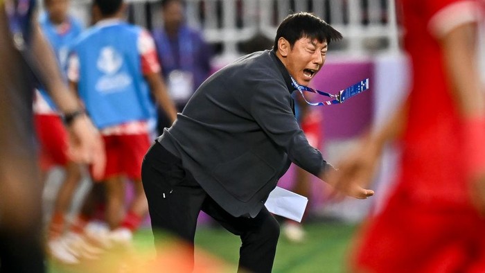 Shin Tae Young alami stres jelang Indonesia vs Irak.(Foto: NurPhoto via Getty Images/NurPhoto)