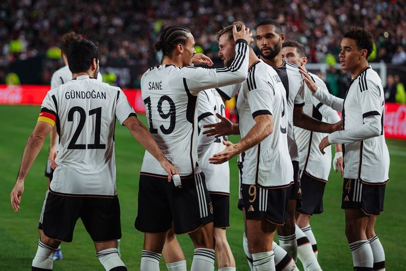 Pemain Timnas Jerman dalam laga uji coba. Foto: (c) DFB/Philipp Reinhard