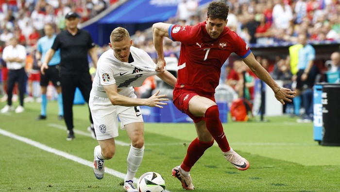 Slovenia vs Serbia di Alianz Arena dalam lanjutan Euro 2024. Foto REUTERS/Michaela Stache