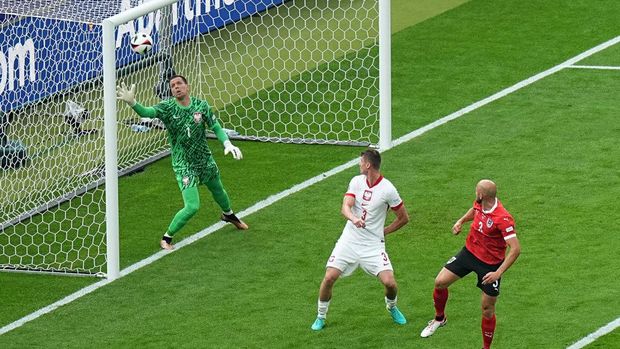 Hasil Polandia vs Austria di matchday kedua Group D Euro 2024. Foto: dpa/picture alliance via Getty I/picture alliance