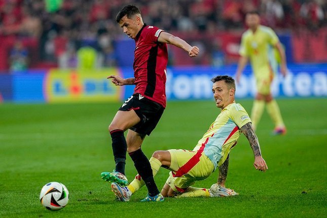 Hasil Albania vs Spanyol di matchday ketiga Euro 2024. Foto:  (c) AP Photo/Martin Meissner